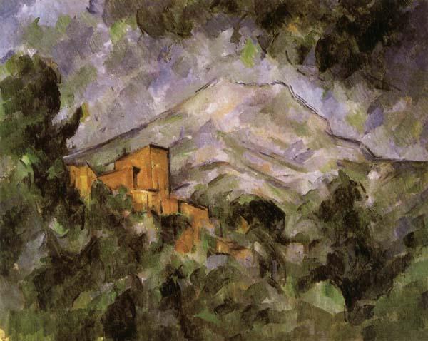 Paul Cezanne Mont Sainte-Victoire and Chateau Noir oil painting picture